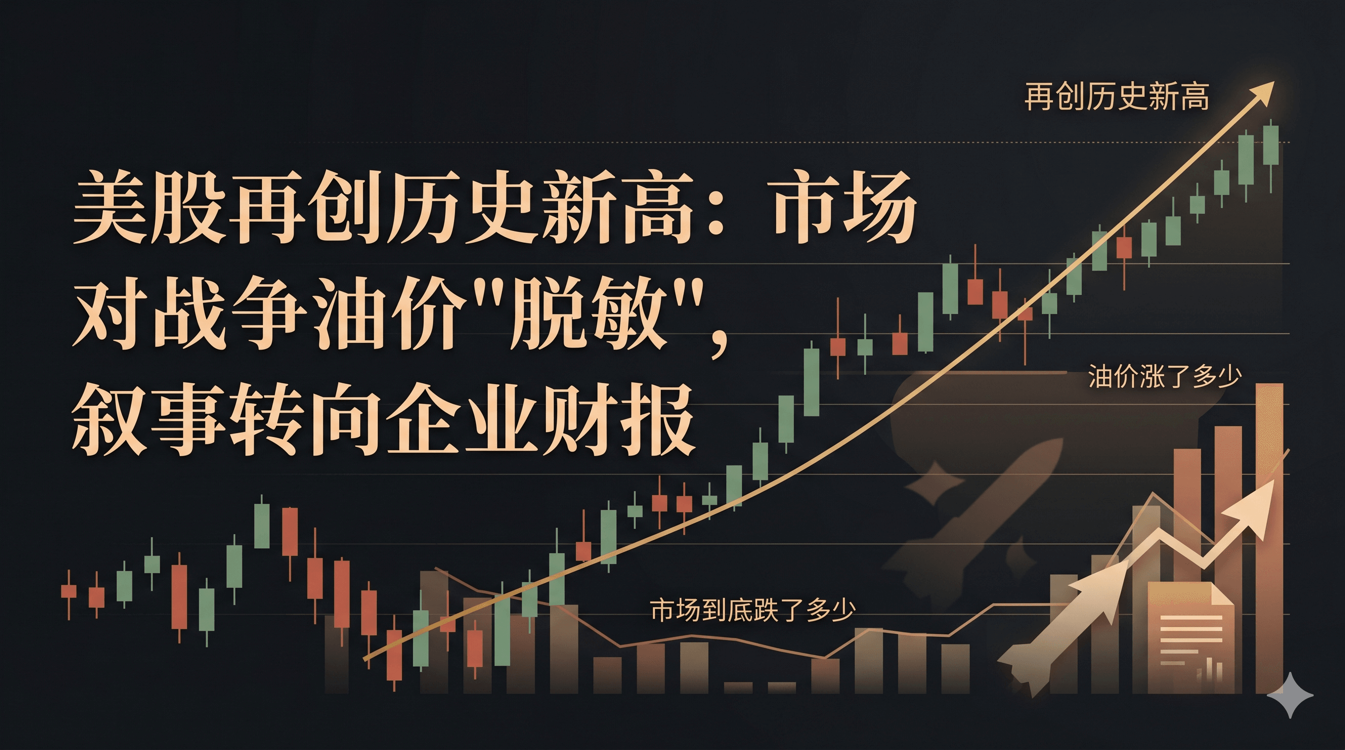 美股再创历史新高:市场对战争油价'脱敏',叙事转向企业财报
