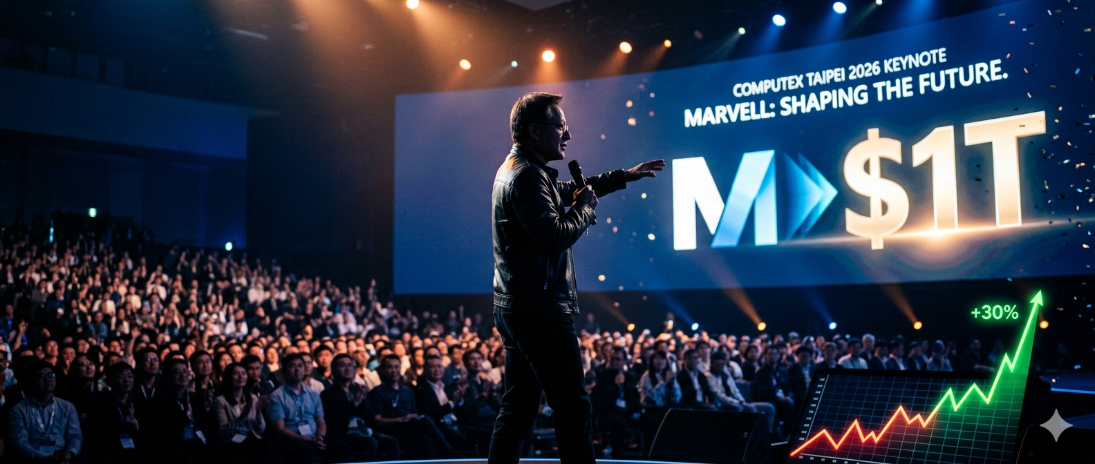 一句话引爆 $35B 市值:Marvell 的「Jensen 时刻」之后,我们到底在为什么定价?