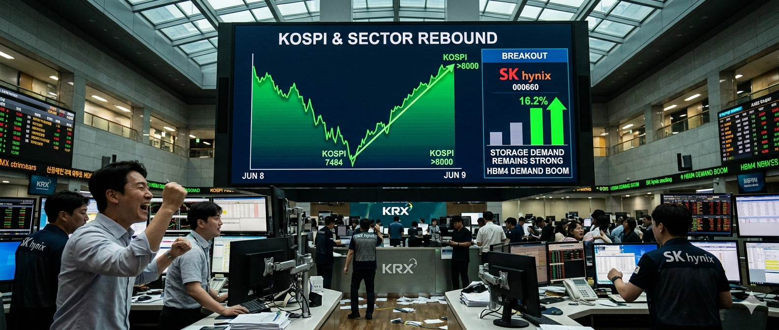 韩股熔断像喝早茶一样,今天大涨 8%、两天波动 16%,海力士升 16%,为什么说还不是最好的进场机会?
