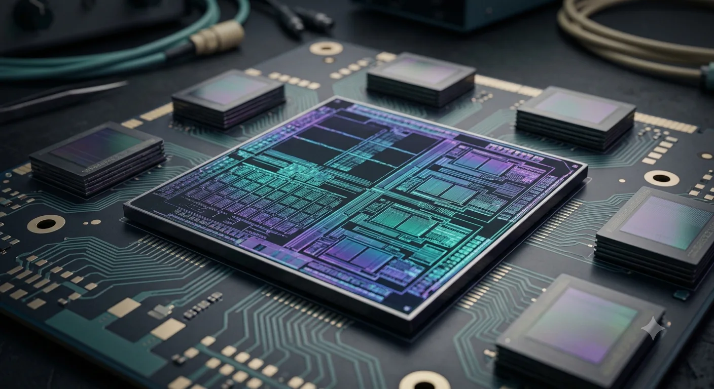 GPU 裸片特写