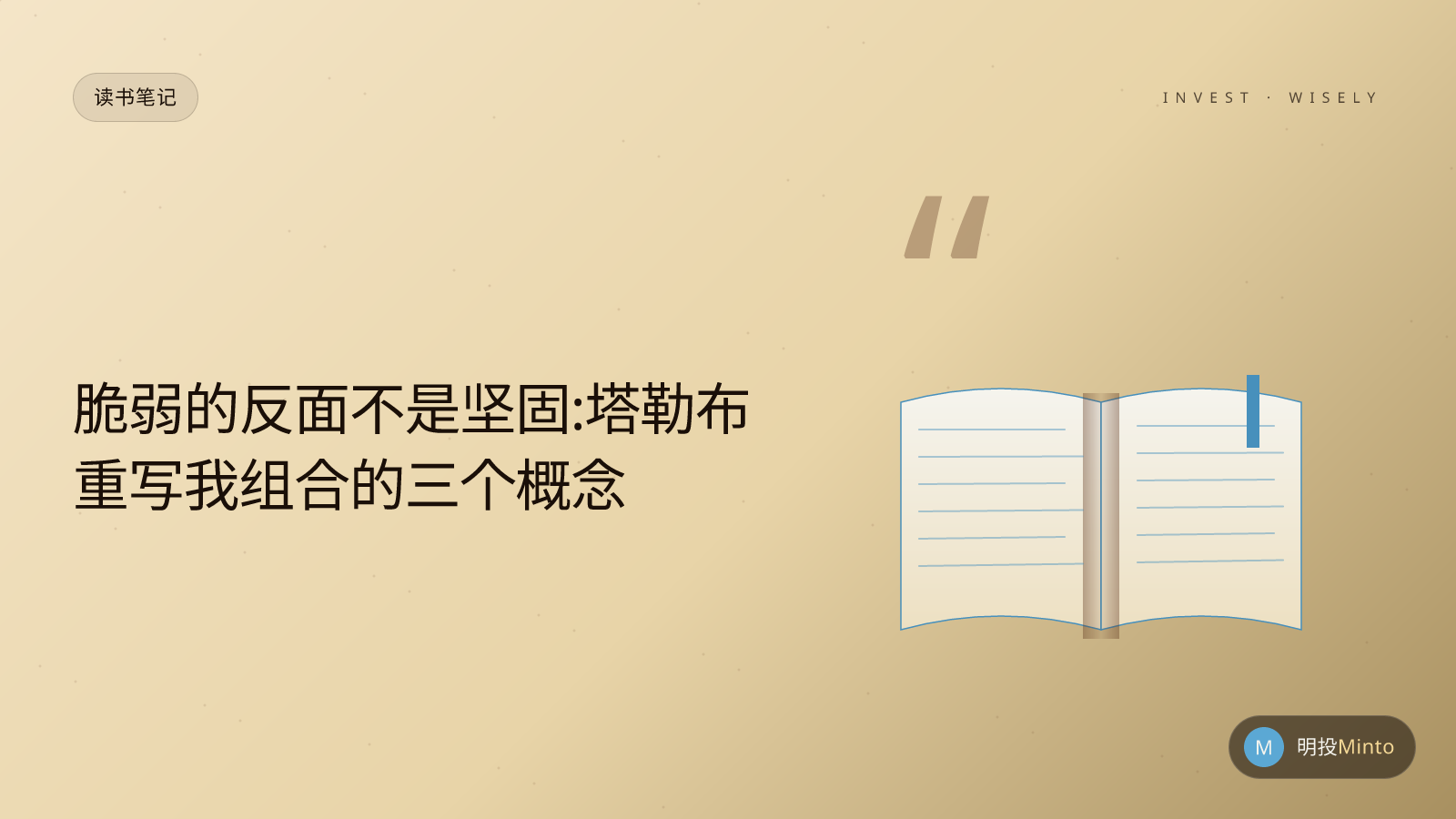 脆弱的反面不是坚固:塔勒布重写我组合的三个概念